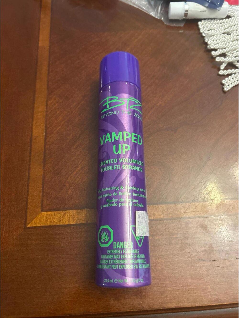 A283 Beyond the zone vamped up dry texturizing & finish spray 6 oz unused